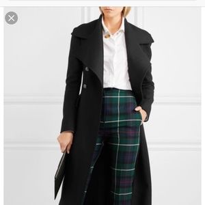 Burberry Floor Length Single Breasted Coat in Black